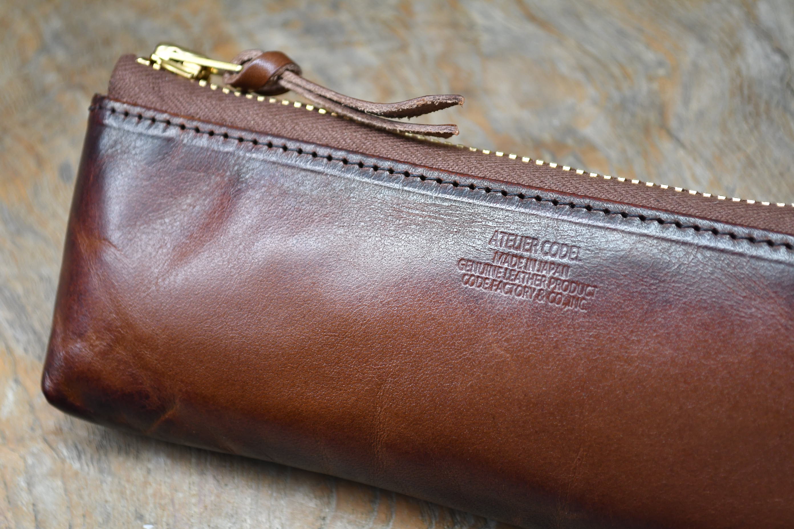 ◇◇【極上栃木レザー】総手縫い ロールペンケース◇◇ | 日本製手作り